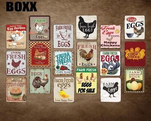 FARM FRESH EGGS FOR Art Retro Plaque Metal Tin Signs Cafe Bar Pub Signboard Wall Decor Vintage Nostalgia Plates2263183