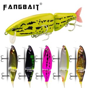 Esche Esche Fangbait DRT Klash 9 Swimbaits 165mm135mm Shad Glider Swimbait Esche da pesca Corpo duro Floating Jointed Bass Pike Fishing Bait 230403