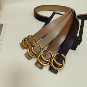 Luxuriöser Designer-Gürtel, Vintage-Designergürtel mit Nadelschnalle, klassisch, einfarbig, goldene Buchstabengürtel für Damen, Breite 3,0 cm, G2311047Z-6