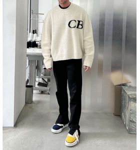 Cole Buxton CB Letter Man Sweaters Mens Plus Size Luxury Sticked Wool Sweater Men's Designer Casual Pullover Long Hides Loose Wit Womens Coat Winter Sweatshirt