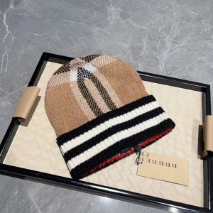 Designer Beanie luxury Striped knitted hat popular Winter hat womens pink beanies Cashmere Bonnet for men Outdoor Casual cap gift weote G-5