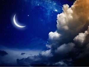 Wallpapers Po Background Ceiling Mural Wall Papers Home Decor 3D Fantasy Night Sky Moon Cloud