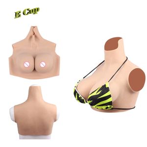 CATSUPD -kostymer E Cup Silicone Breast Forms Artificial Realistic Chest Fake Boobs Tit Cosplay Costumes For Transgender