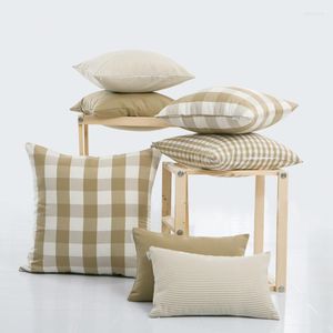 Pillow GYK108-Milky Tea Case (No Filling) 1PC Polyester Home Decor Bedroom Decorative Sofa Car Throw Pillows