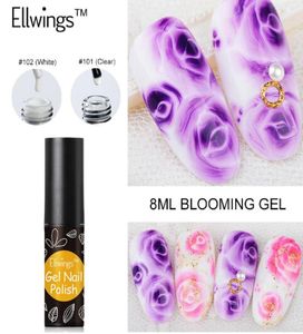 Blooming efeito gel unha polonês flor gel laca magia profissional verniz embeber uv led de longa duração vernis2550749