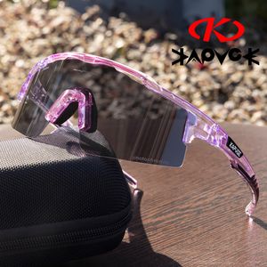 Outdoor Eyewear Kapvoe P ochromic Männer Frauen Sonnenbrille MTB Rennrad Brille Sport UV400 Fahrrad Fahrradbrille 230404