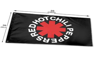 Red Chili Peppers Bayrağı 3x5ft Baskı Polyester Kulübü Takım Spor Kapalı 2 Pirinç Gromets3332522