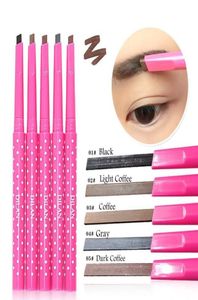 2016 Ny Makeup Eyebrow Enhancers Liner Pencils Waterproof Longlasting Pencil Automatic Rotation Square 5 Colors 8G 5PCS6777010