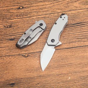 Hochwertiges KS1408 Assisted Flipper Folding Knife 8Cr13Mov Stone Wash Blade Edelstahlgriff Outdoor Camping Wandern EDC Pocket Folder Messer mit Retail Box