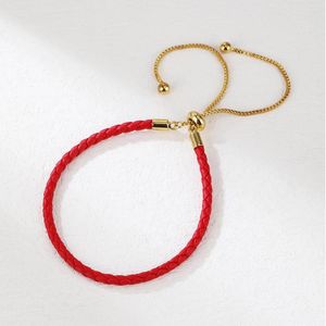 Charm armband röda vävda tråd rep lyckliga armband kvinnor charms smycken för älskare gåva vänskap armband