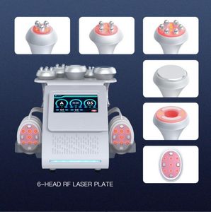 Kraftfull 6 i 1 bantning 80K Cavitation EMS Belly Lase Fat Minska vakuum Ultrasonic Radiofrekvens RF Massager Body Slimming Weight Loss Beauty Machine