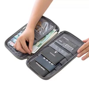 Acessórios para viagens em casa de vendas a quente Titular da família Creative Waterproof Document Case Organizer Travels Wallet Documents Bag