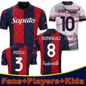 Bologna Fußballtrikots 23/24 ORSOLINI ARNATOVIC 2023 2024 RAIMONDO ZIRKZEE AEBISCHER SCHOUTEN Fußballtrikots LYKOGIANNIS SOUMAORO BONIFAZI AMEY Herrenuniformen