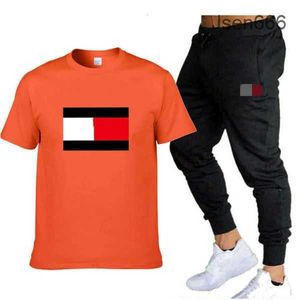 LuxuryGarment888 Mens Designer Tracksuits Luxury Two Piece Set Autumn Brand Printed Outfits Cotton Blend Short Sleeve Polo T-shirt och Shorts Sports Suit IQOQ