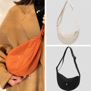 Designer 23ss Lululemens Bag Women Same Style Oblique Cross Bun Leisure Yoga Nylon shoulder yoga sport Luxury lulu Crossbody bag YT5588