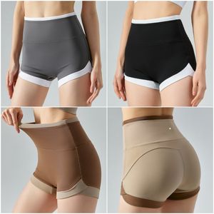 LU-ADSS556 Yogaoutfit Damshorts Löpning Närsittande cykelbyxor Träning Vuxen Hög midja Fitnesskläder Flickor Elastiska Hot Pants Skinny Sportswear