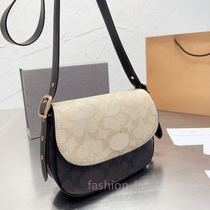 Bolsas de grife de designer Bolsa de ombro de sela de dois tons para mulheres casuais corporais de luxo da moda feminina bolsas de luxo as bolsas da carteira