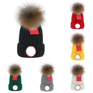 Hats Scarves Sets Hats Scarves Sets BeanieSkull Caps Designer Winter cap Knitted Beanie Woolen Hat Men Women Chunky Knit Thick Warm faux fur pom Beanies Hats Female Bo