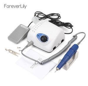 Strong 210 105L 65W 35000RPM Electric Nail Drill Machine 210 Model Handpiece Manicure Pedicure Nail File Bit Art Equipment1475453