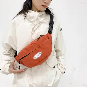 Taille Taschen Trendy Marke Brust Tasche männer Casual Messenger Coole Rucksack Sport Tasche Einfache Handy Fanny Packs Für Frauen