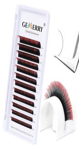 FALSE EYGRASS 12ROWS OMBRE BLÅ PURPLE COLALTYGE EYCLASS EXTENCOON Individual Faux Mink Classic Natural Lashes Miss Up Supplies1784117