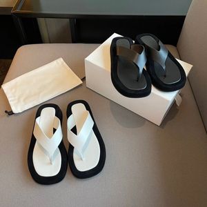 Hausschuhe Sommersandalen Damen Flip Flops dick und niedrig Allmatch Lazy Shoes One Pedal Größe 3442 230404