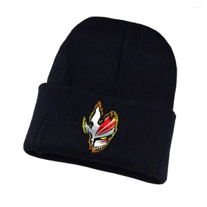 Boll Caps Anime Bleach Sticked Hat Cosplay Unisex Print Vuxen Casual Cotton Teenagers Winter Cap