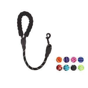 Dog Collars Leash Reflective Short Leashes For Large Dogs Walking Explosion proof Walker Soft Handle Big Pet Supplies ZZ