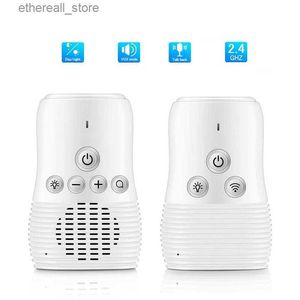 Baby Monitors Wireless Baby Monitor Home Audio Small Portable 2.4GHz Babyphone Monitor Two-way Audio Function Intercom Rechargeable Battery Q231104