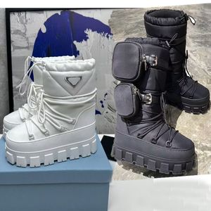 winter wool boots Cold resistant snow boot designer shoe women High boots classic platform womens High top shoes thick bottom woman plush Warm Shoes size 35-41