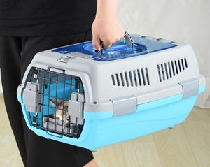Torba transportu zwierząt domowych oddychająca torba na nośnik kota obudowa duża przestrzeń samochodem przenośne przenoszenie podróży Szczeniak Cage Box Produkty PET Y11272837543
