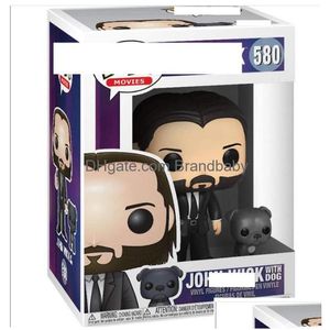 Aktionsspielfiguren Demon Slayer Figur Funko Pop Hurry Pursuit John Wake 580 Sammlung Modellspielzeug für Kinder Weihnachten Drop Del Dholz