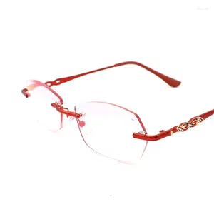 Солнцезащитные очки Очки для чтения без оправы Женские в прозрачной оправе Мода 2023 1 1,5 2 2,5 3