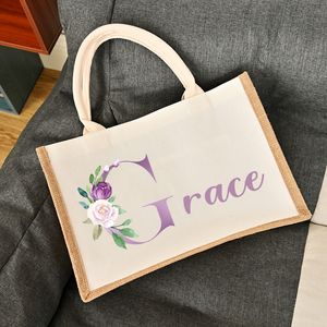 Kopplingspåsar Personlig anpassad datum Tote Bachelorette Party Shoulder Bag Wedding Maid of Honor Luxury Handväska Brudtärna Brudgåvor 230404