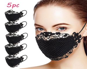 Outlet Delicate Lace Applique Washable and Reusable Mouth Face Mask Facemask2806917