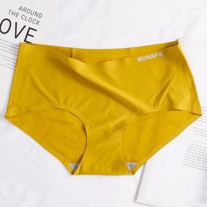 Women's Panties Women Candy Colored Seamless Panty Female Underwear Comfort Intimates Fashion Breathable Mid-Rise Briefs1