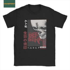 Herren TShirts Berserk Guts Brand Of Sacrifice TShirt Männer Anime Mode 100% Baumwolle T-Shirt Kurzarm T-Shirts Ankunft Kleidung 230404