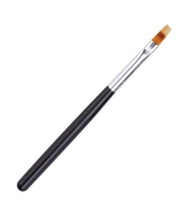 Nagelborstar ombre borstkonst målning penna svart uv gel polska gradient färg ritin pinceau9475132