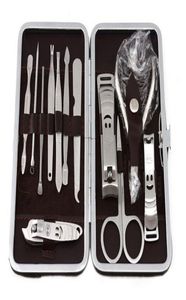 Fashion 12 in 1 pcs Nail Clipper Kit Nail Care Set Pedicure Scissor Tweezer Knife Ear pick Utility Manicure Set Tools4954905