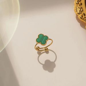 مصمم المجوهرات vanly clefly clover ring الكلاسيكية الفراشة الماس الفراشة