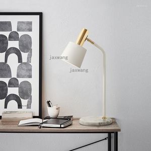 Table Lamps Nordic LED Lamp Loft Decor Bedroom Study Modern Office Luxury Desk Creative Marble Clothing Shop Bedside Light