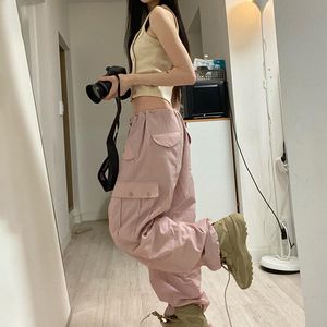 Women's Shorts Y2K Cargo Pant Baggy Trousers Fall Streetwear Fairycore Oversized Vintage Casual Loose Sweatpants 230403
