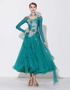 Stage Wear Ballroom Waltz Dancing Dresses Women Desigh Elegant Profession Custom Made Tango Competition Dance Dress