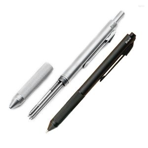 MG Full Metal Multifunction Pen Automatic Color Ball para aprender suprimentos de escritório Adpy3501 com caixa de presente