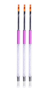 Whole Pragmatic Nail Brush Tools Nail AGradient Dizzy Dye Pen Nail Painting Tools Handle Nylon Ombre2716124