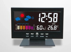 Digital Calendar LED Clock Prognozowanie pogody na dużym ekranie z podświetleniem LCD Desktop Thermer Timer higrometr Timer