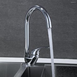 Kitchen Faucets Luanniao Faucet Bend Pipe 360 Degree Rotation With Water Purification Features Spray Paint Chrome Single Handle