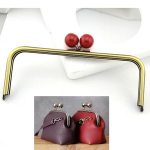 Parti della borsa Accessori Dimensioni 22 cm Chiusura a sfera grande Borsa fai da te Blocco bacio per borse Borsa artigianale Cornice senza vite Alta qualità 230404