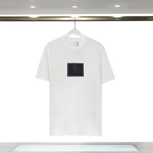 メンズデザイナーTシャツvロゴフレンゴレタープリントティービッグvメン半袖ヒップホップスタイルブラックホワイトオレンジTシャツティーサイズS-3XL W85