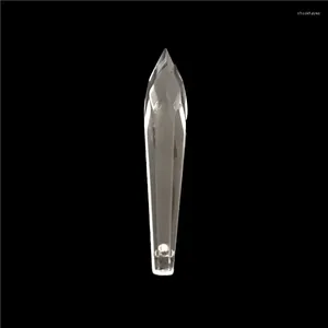 Ljuskrona Crystal 200st/parti 76mm Multi-Cuts U-Drop Icicle Prism för hängande delar Drop Pendant